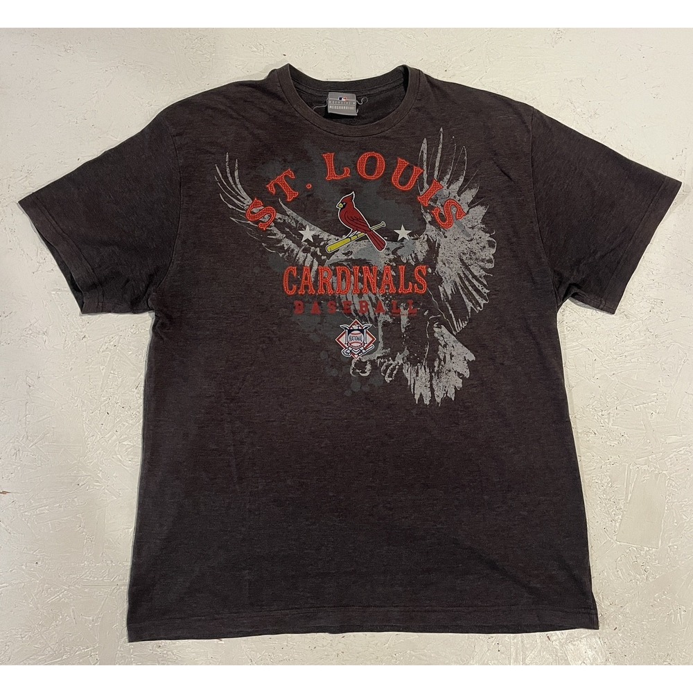 St Louis Cardinals Shirt Men's Size‎ Large Baseball MLB Y2K Vintage Eagle Grunge